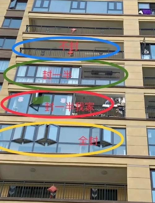 封阳台断桥铝价格表